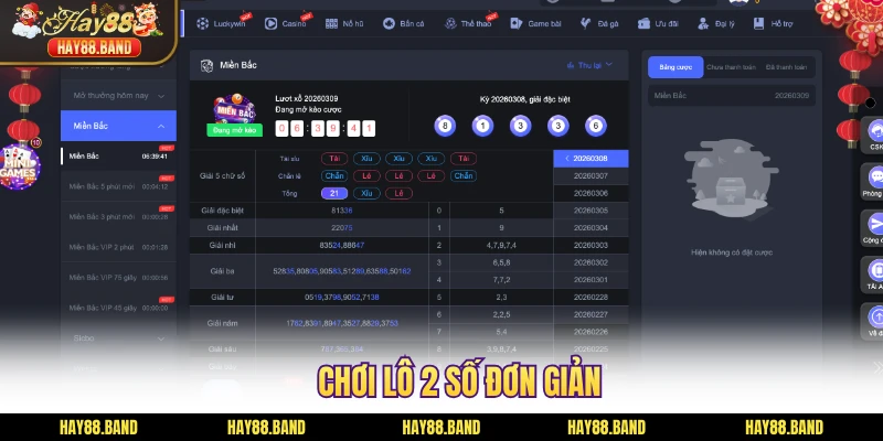 Chơi lô 2 số đơn giản